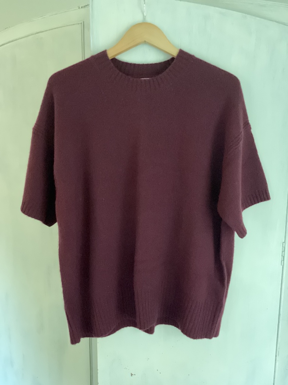 Like New J. Crew Short Sleeved Wool Sweater M